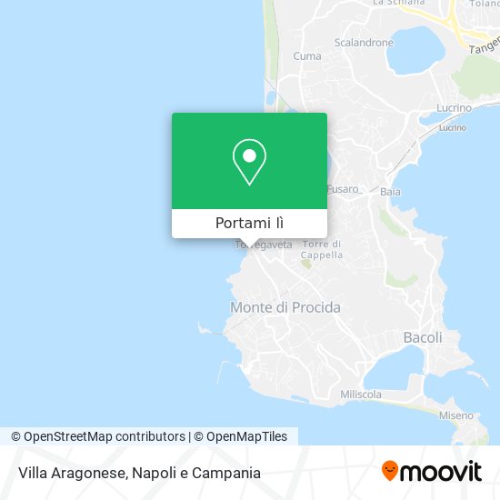 Mappa Villa Aragonese