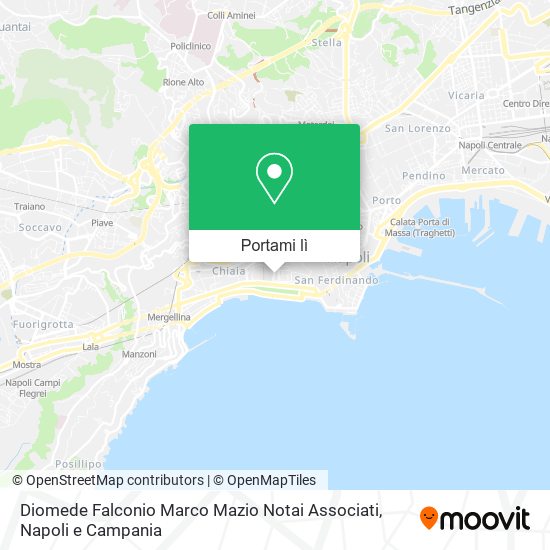 Mappa Diomede Falconio Marco Mazio Notai Associati