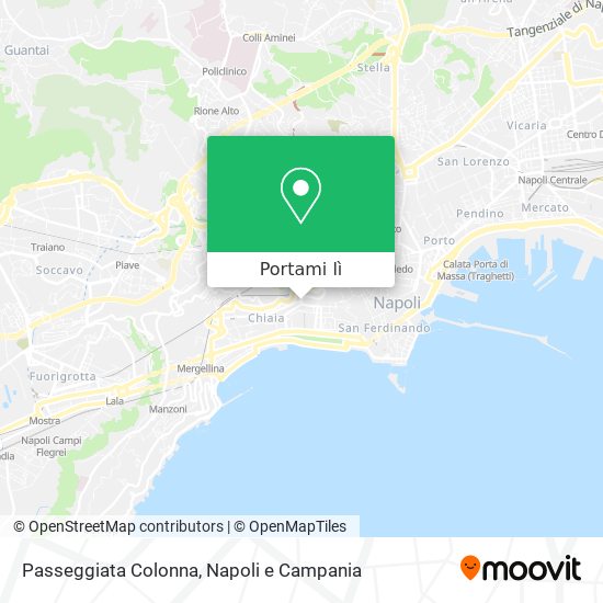 Mappa Passeggiata Colonna