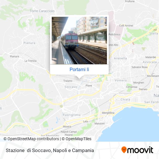 Mappa Stazione  di Soccavo