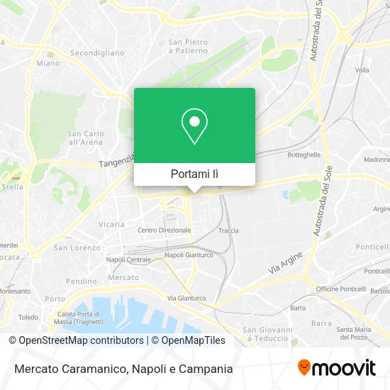 Mappa Mercato Caramanico