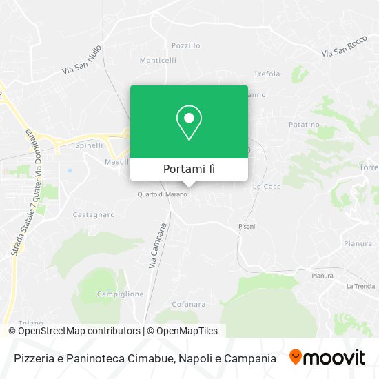 Mappa Pizzeria e Paninoteca Cimabue