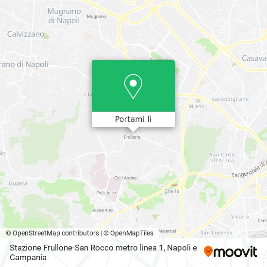 Mappa Stazione Frullone-San Rocco metro linea 1
