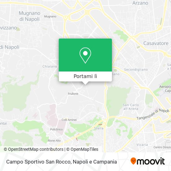 Mappa Campo Sportivo San Rocco