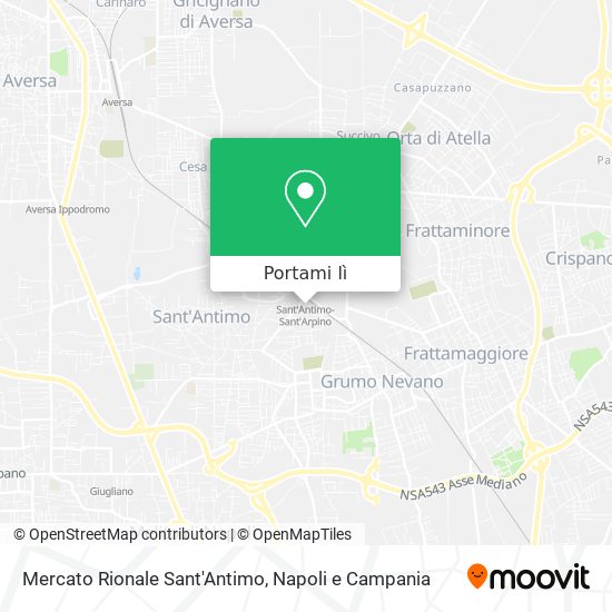 Mappa Mercato Rionale Sant'Antimo