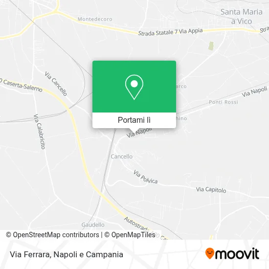 Mappa Via Ferrara
