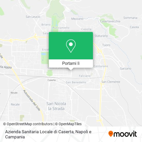 Mappa Azienda Sanitaria Locale di Caserta