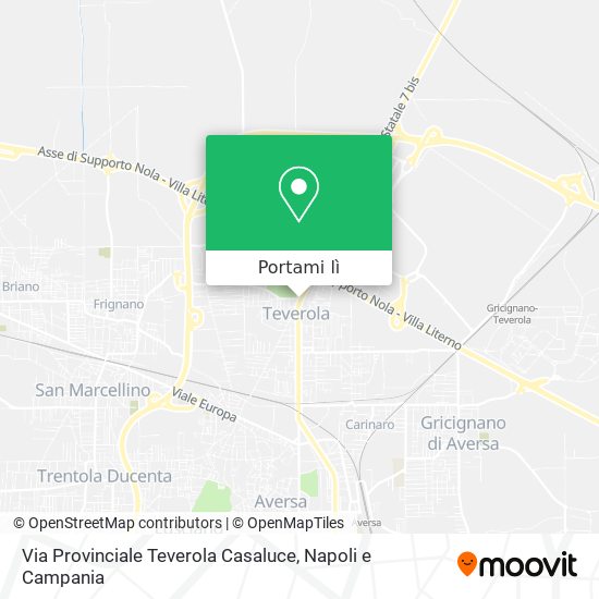 Mappa Via Provinciale Teverola Casaluce