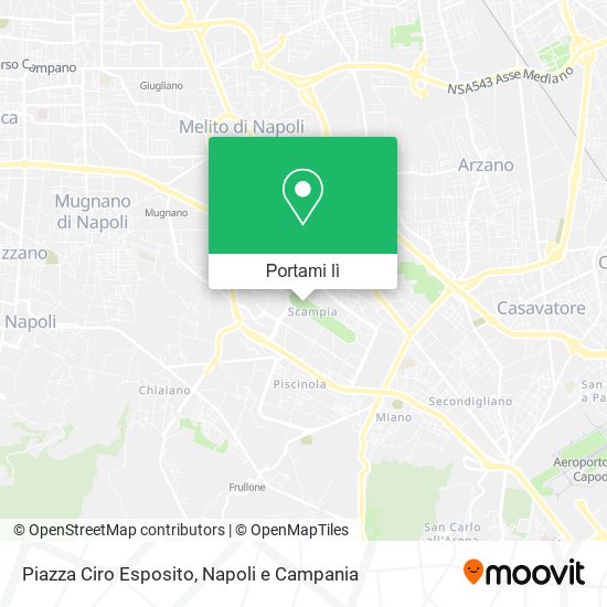 Mappa Piazza Ciro Esposito