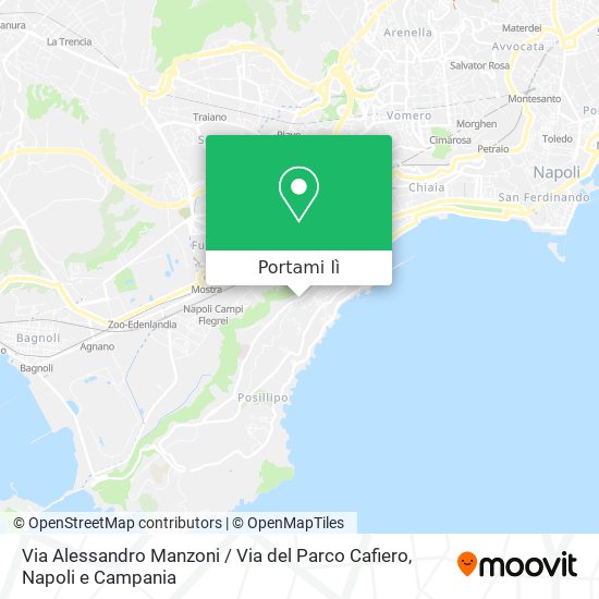 Mappa Via Alessandro Manzoni / Via del Parco Cafiero