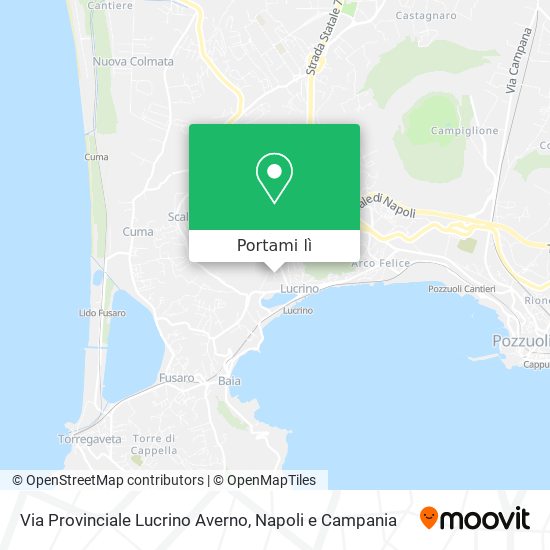 Mappa Via Provinciale Lucrino Averno