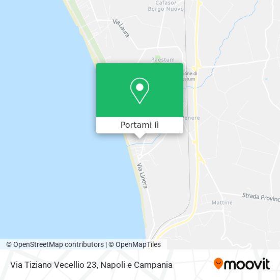 Mappa Via Tiziano Vecellio 23