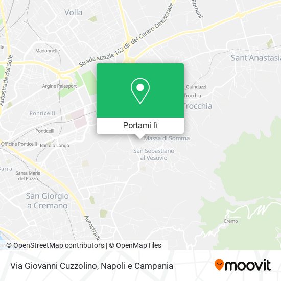 Mappa Via Giovanni Cuzzolino