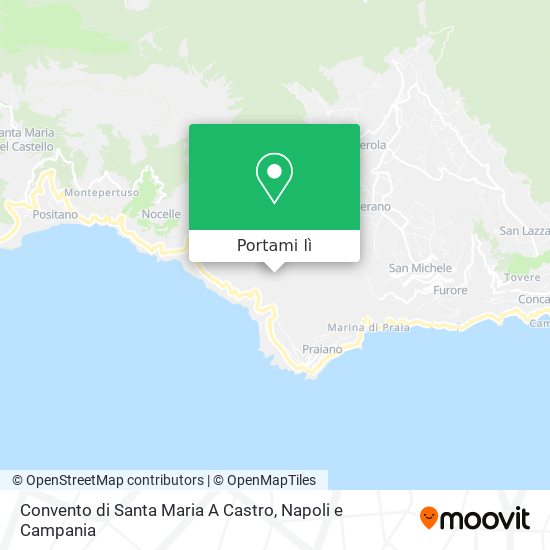 Mappa Convento di Santa Maria A Castro