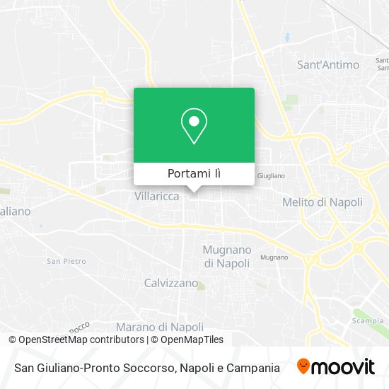 Mappa San Giuliano-Pronto Soccorso