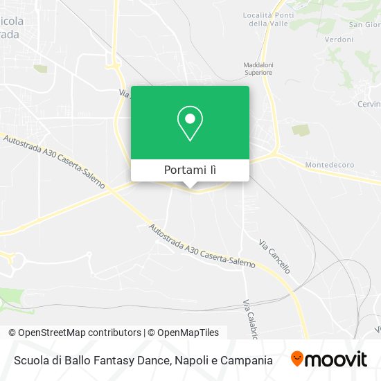Mappa Scuola di Ballo Fantasy Dance