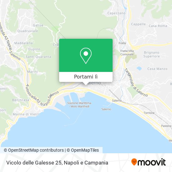 Mappa Vicolo delle Galesse 25