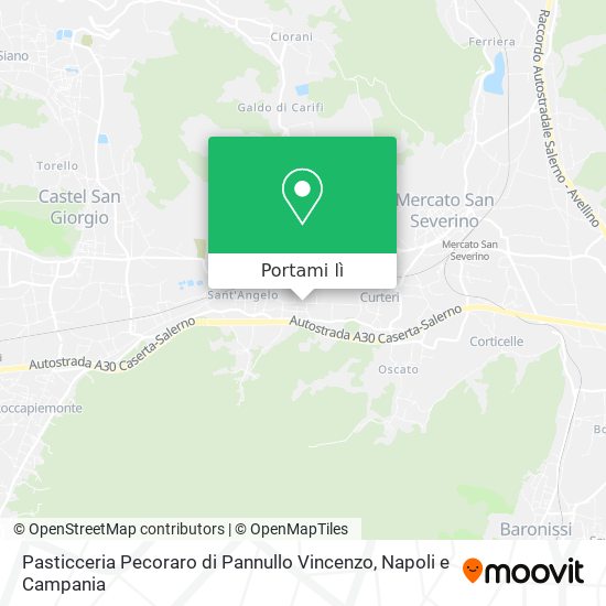 Mappa Pasticceria Pecoraro di Pannullo Vincenzo
