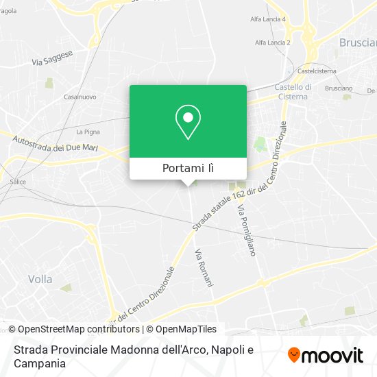 Mappa Strada Provinciale Madonna dell'Arco