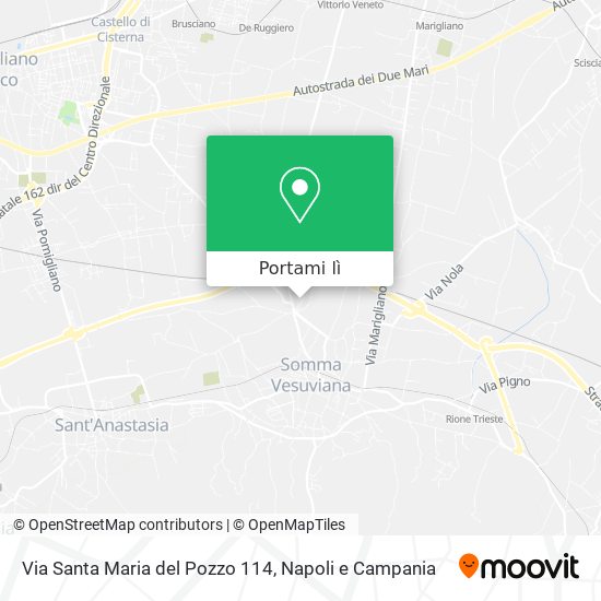 Mappa Via Santa Maria del Pozzo 114