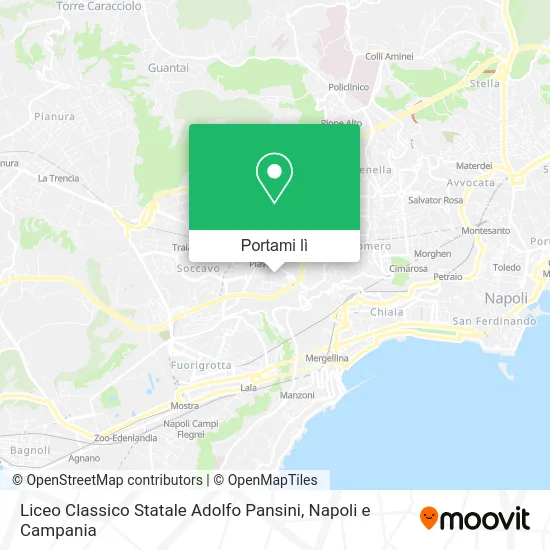 Mappa Liceo Classico Statale Adolfo Pansini