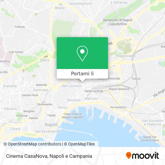 Mappa Cinema CasaNova