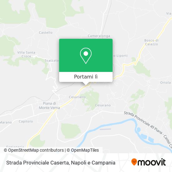 Mappa Strada Provinciale Caserta