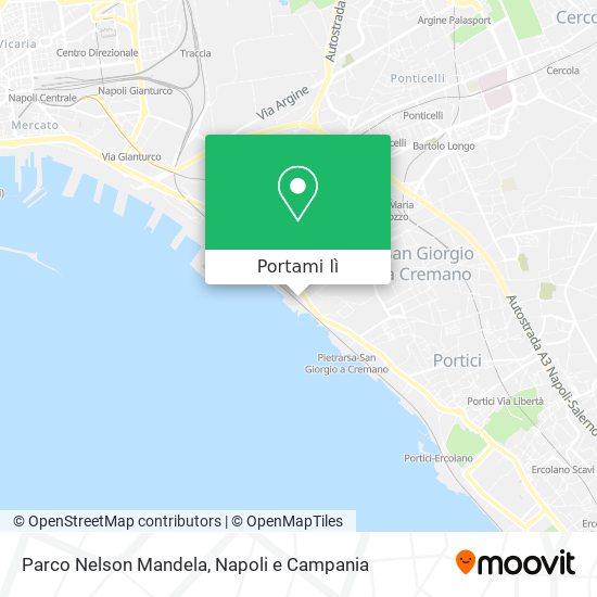 Mappa Parco Nelson Mandela