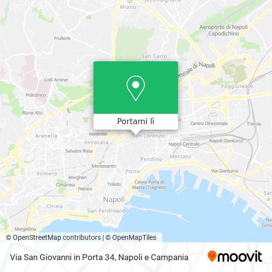 Mappa Via San Giovanni in Porta 34