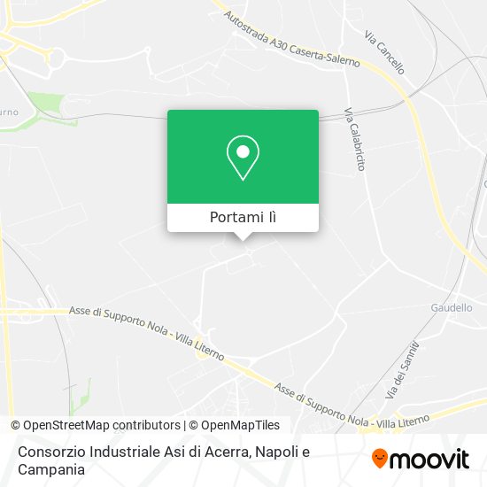 Mappa Consorzio Industriale Asi di Acerra