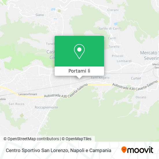 Mappa Centro Sportivo San Lorenzo