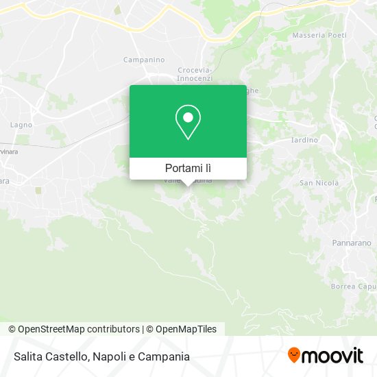 Mappa Salita Castello