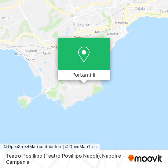Mappa Teatro Posillipo (Teatro Posillipo Napoli)