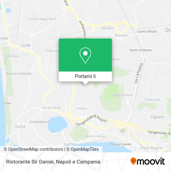 Mappa Ristorante Sir Daniel