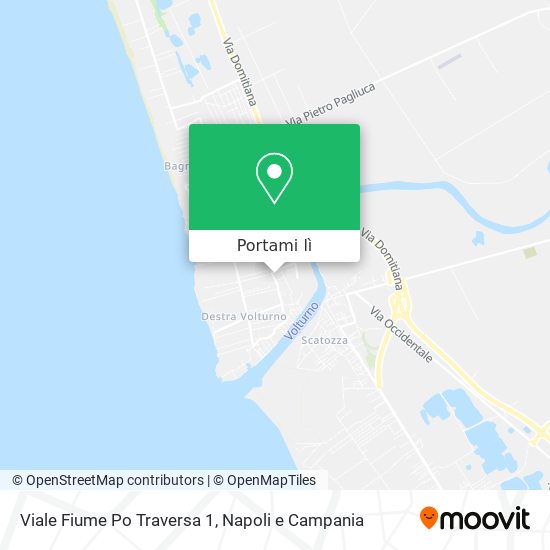 Mappa Viale Fiume Po Traversa 1