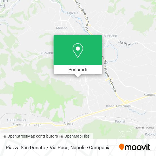 Mappa Piazza San Donato / Via Pace