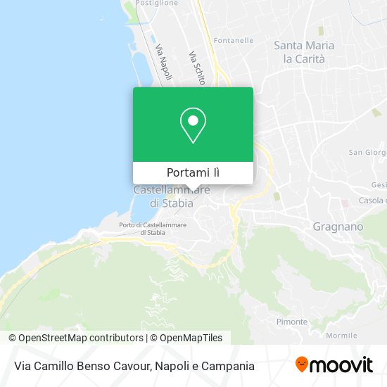Mappa Via Camillo Benso Cavour