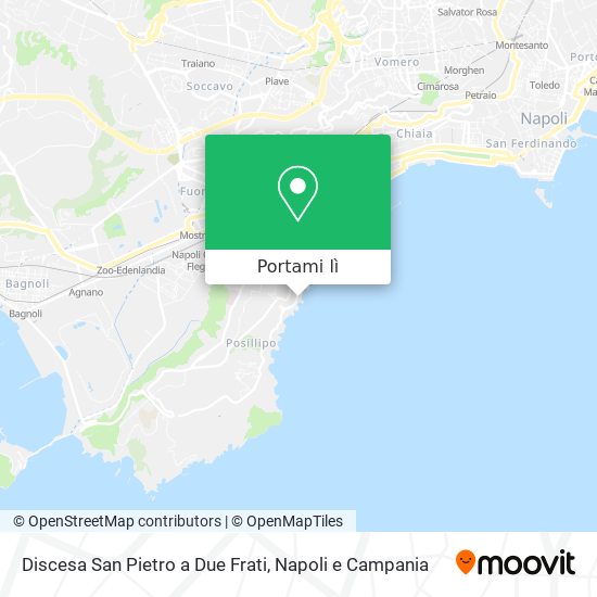 Mappa Discesa San Pietro a Due Frati