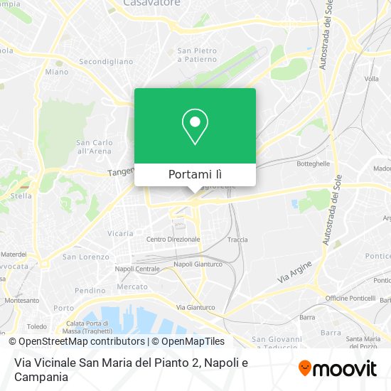 Mappa Via Vicinale San Maria del Pianto 2