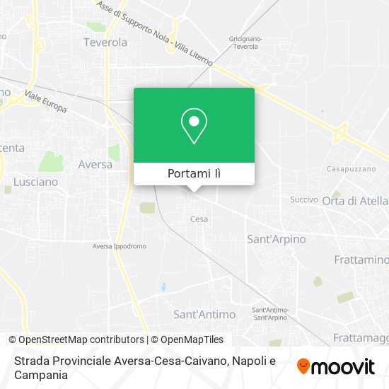 Mappa Strada Provinciale Aversa-Cesa-Caivano