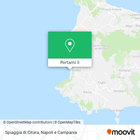 Mappa Spiaggia di Citara