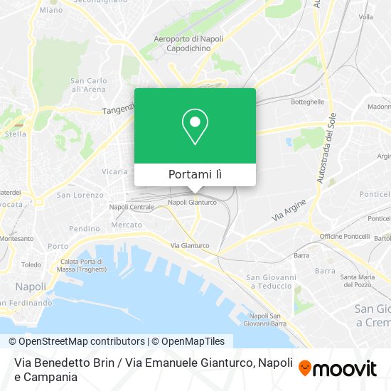 Mappa Via Benedetto Brin / Via Emanuele Gianturco