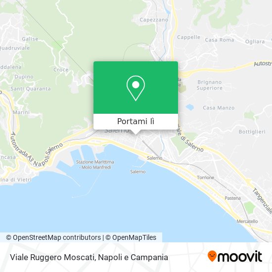Mappa Viale Ruggero Moscati