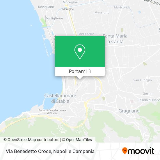 Mappa Via Benedetto Croce