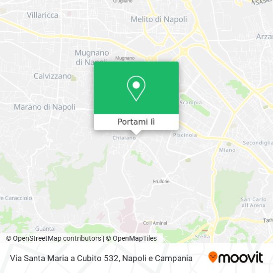 Mappa Via Santa Maria a Cubito 532