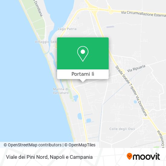 Mappa Viale dei Pini Nord