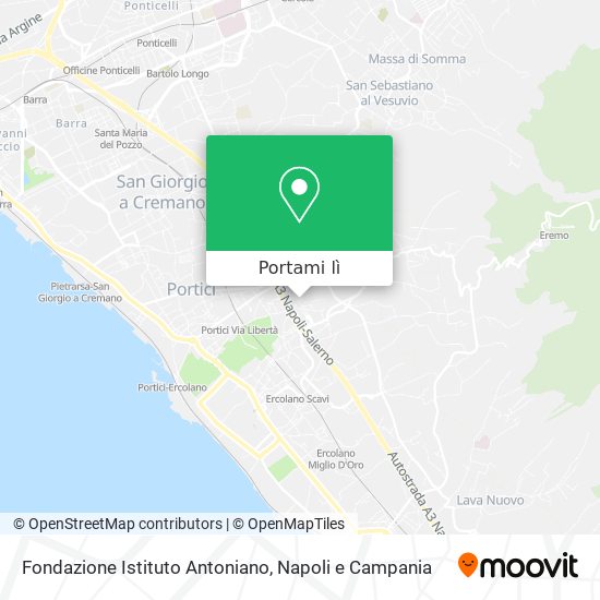 Mappa Fondazione Istituto Antoniano