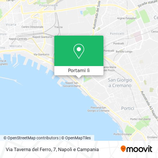 Mappa Via Taverna del Ferro, 7