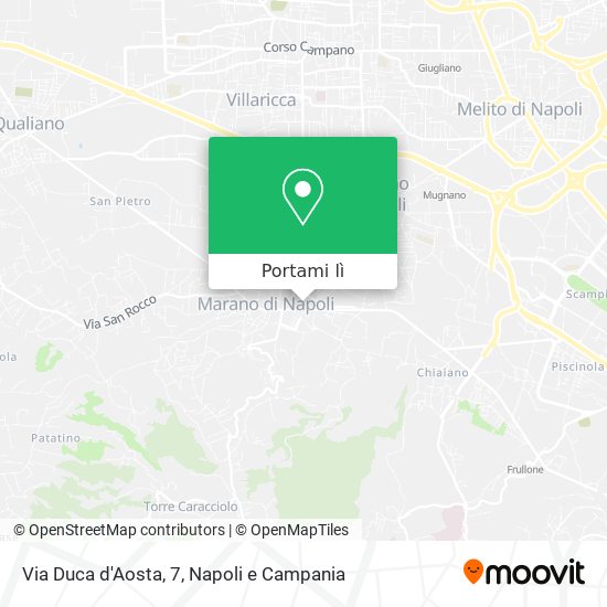 Mappa Via Duca d'Aosta, 7