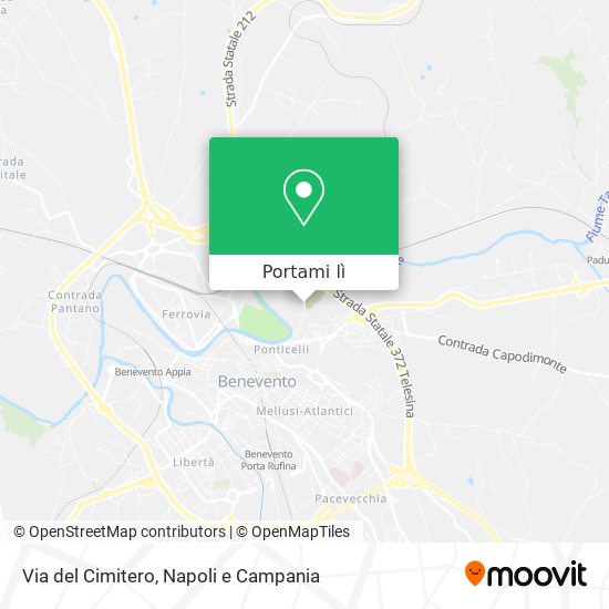 Mappa Via del Cimitero